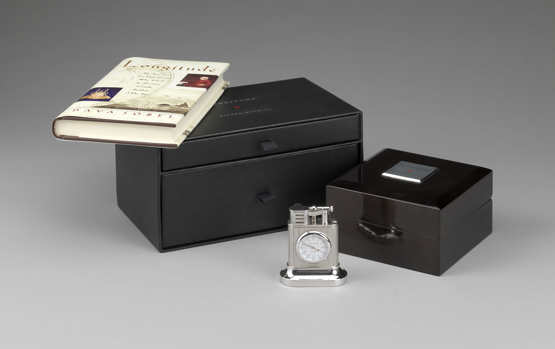 ダンヒル] DUNHILL 二つ折り財布（小銭入れ付き）ブラック DH